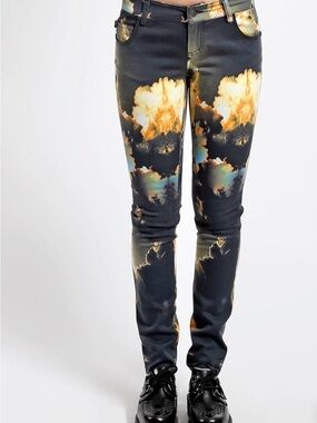 Tripp NYC Space Shuttle Launch Print Skinny Jeans 24